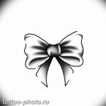 фото тату бантик 24.12.2018 №190 - photo tattoo bow - tattoo-photo.ru
