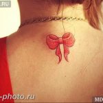 фото тату бантик 24.12.2018 №193 - photo tattoo bow - tattoo-photo.ru