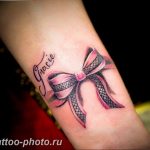 фото тату бантик 24.12.2018 №196 - photo tattoo bow - tattoo-photo.ru
