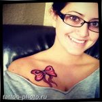 фото тату бантик 24.12.2018 №202 - photo tattoo bow - tattoo-photo.ru