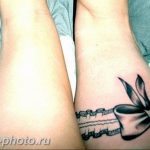 фото тату бантик 24.12.2018 №203 - photo tattoo bow - tattoo-photo.ru