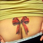 фото тату бантик 24.12.2018 №221 - photo tattoo bow - tattoo-photo.ru