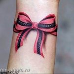 фото тату бантик 24.12.2018 №223 - photo tattoo bow - tattoo-photo.ru