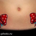 фото тату бантик 24.12.2018 №230 - photo tattoo bow - tattoo-photo.ru
