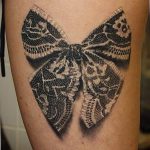 фото тату бантик 24.12.2018 №234 - photo tattoo bow - tattoo-photo.ru