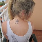 фото тату бантик 24.12.2018 №236 - photo tattoo bow - tattoo-photo.ru