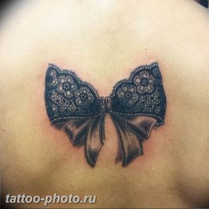 фото тату бантик 24.12.2018 №244 - photo tattoo bow - tattoo-photo.ru