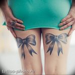 фото тату бантик 24.12.2018 №255 - photo tattoo bow - tattoo-photo.ru