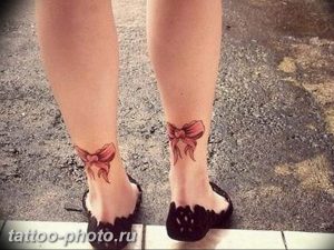 фото тату бантик 24.12.2018 №256 - photo tattoo bow - tattoo-photo.ru