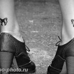 фото тату бантик 24.12.2018 №258 - photo tattoo bow - tattoo-photo.ru