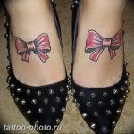 фото тату бантик 24.12.2018 №263 - photo tattoo bow - tattoo-photo.ru