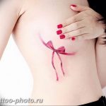 фото тату бантик 24.12.2018 №266 - photo tattoo bow - tattoo-photo.ru