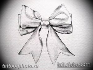 фото тату бантик 24.12.2018 №276 - photo tattoo bow - tattoo-photo.ru