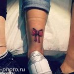 фото тату бантик 24.12.2018 №282 - photo tattoo bow - tattoo-photo.ru