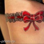фото тату бантик 24.12.2018 №285 - photo tattoo bow - tattoo-photo.ru
