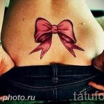 фото тату бантик 24.12.2018 №287 - photo tattoo bow - tattoo-photo.ru