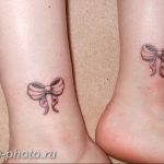 фото тату бантик 24.12.2018 №290 - photo tattoo bow - tattoo-photo.ru