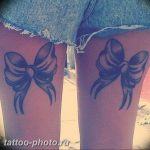 фото тату бантик 24.12.2018 №292 - photo tattoo bow - tattoo-photo.ru