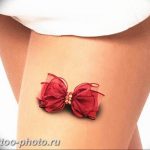 фото тату бантик 24.12.2018 №294 - photo tattoo bow - tattoo-photo.ru