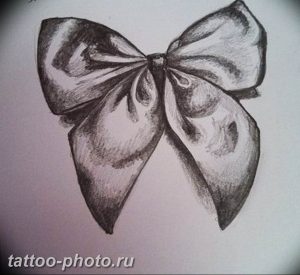 фото тату бантик 24.12.2018 №295 - photo tattoo bow - tattoo-photo.ru