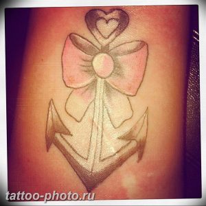 фото тату бантик 24.12.2018 №298 - photo tattoo bow - tattoo-photo.ru