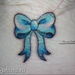 фото тату бантик 24.12.2018 №310 - photo tattoo bow - tattoo-photo.ru