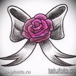 фото тату бантик 24.12.2018 №317 - photo tattoo bow - tattoo-photo.ru