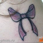 фото тату бантик 24.12.2018 №321 - photo tattoo bow - tattoo-photo.ru