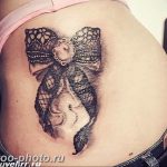 фото тату бантик 24.12.2018 №326 - photo tattoo bow - tattoo-photo.ru