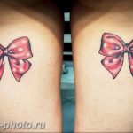 фото тату бантик 24.12.2018 №329 - photo tattoo bow - tattoo-photo.ru