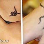 фото тату бантик 24.12.2018 №335 - photo tattoo bow - tattoo-photo.ru