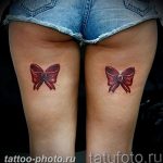 фото тату бантик 24.12.2018 №348 - photo tattoo bow - tattoo-photo.ru