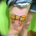 фото тату бантик 24.12.2018 №349 - photo tattoo bow - tattoo-photo.ru