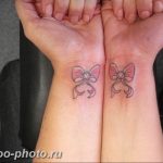 фото тату бантик 24.12.2018 №350 - photo tattoo bow - tattoo-photo.ru