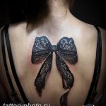 фото тату бантик 24.12.2018 №352 - photo tattoo bow - tattoo-photo.ru