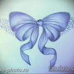 фото тату бантик 24.12.2018 №357 - photo tattoo bow - tattoo-photo.ru