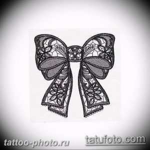 фото тату бантик 24.12.2018 №365 - photo tattoo bow - tattoo-photo.ru