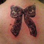 фото тату бантик 24.12.2018 №367 - photo tattoo bow - tattoo-photo.ru