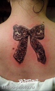 фото тату бантик 24.12.2018 №367 - photo tattoo bow - tattoo-photo.ru