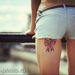 фото тату бантик 24.12.2018 №370 - photo tattoo bow - tattoo-photo.ru