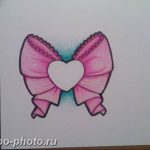 фото тату бантик 24.12.2018 №384 - photo tattoo bow - tattoo-photo.ru