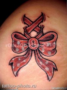 фото тату бантик 24.12.2018 №388 - photo tattoo bow - tattoo-photo.ru