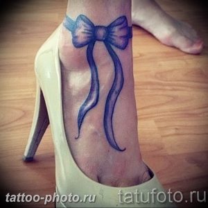 фото тату бантик 24.12.2018 №392 - photo tattoo bow - tattoo-photo.ru