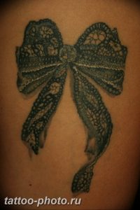 фото тату бантик 24.12.2018 №394 - photo tattoo bow - tattoo-photo.ru