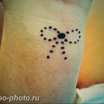 фото тату бантик 24.12.2018 №402 - photo tattoo bow - tattoo-photo.ru