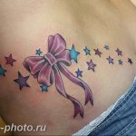 фото тату бантик 24.12.2018 №405 - photo tattoo bow - tattoo-photo.ru
