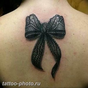 фото тату бантик 24.12.2018 №425 - photo tattoo bow - tattoo-photo.ru