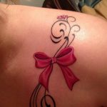 фото тату бантик 24.12.2018 №436 - photo tattoo bow - tattoo-photo.ru