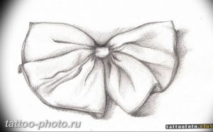 фото тату бантик 24.12.2018 №440 - photo tattoo bow - tattoo-photo.ru