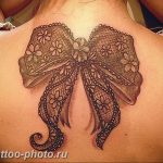 фото тату бантик 24.12.2018 №442 - photo tattoo bow - tattoo-photo.ru